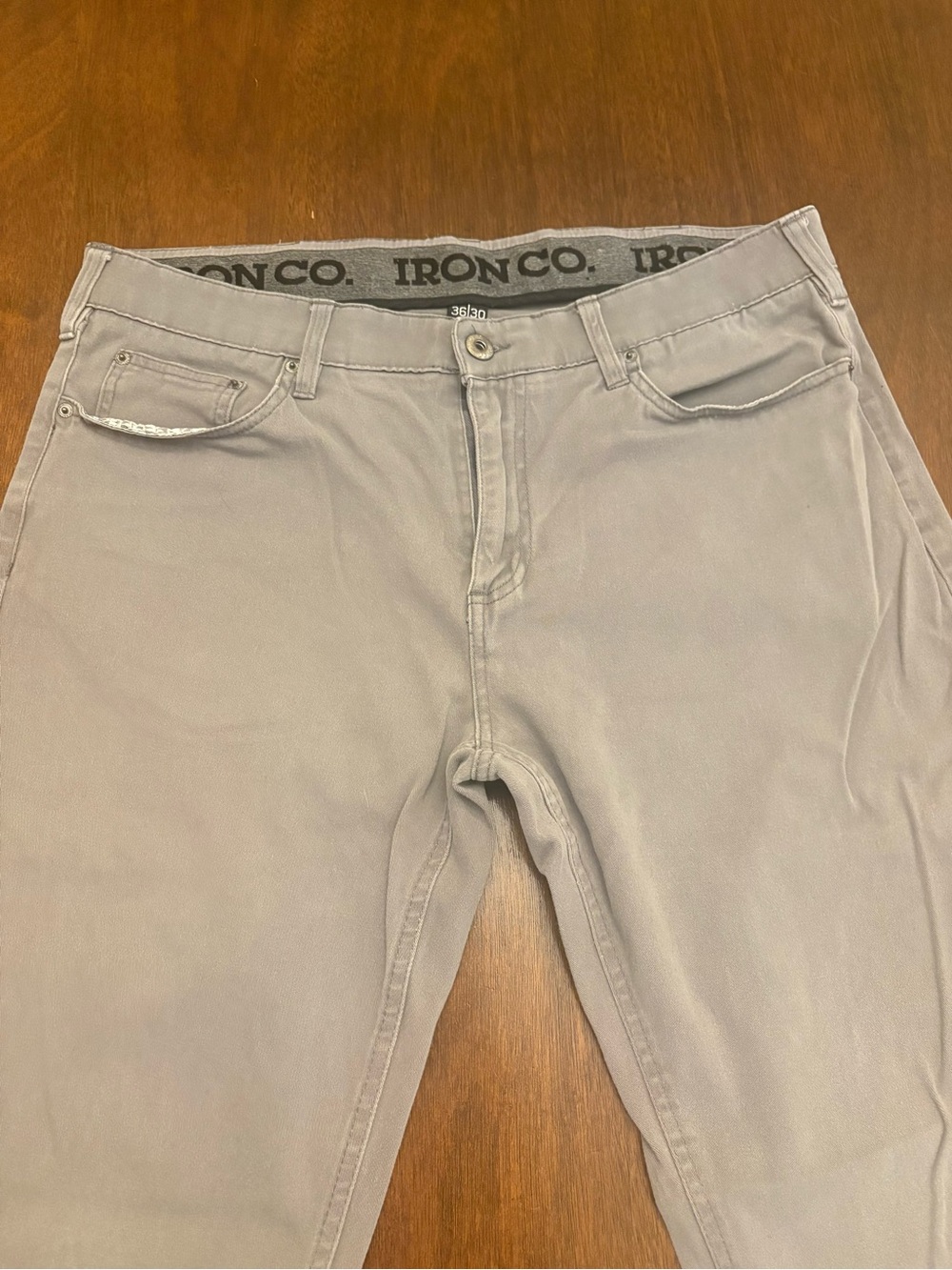 Men’s Grey Jeans - Classic Straight Fit